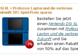 Nintendo DSi XL + Professor Layton und die verlorene Zukunft für ~190€ inkl. Versand