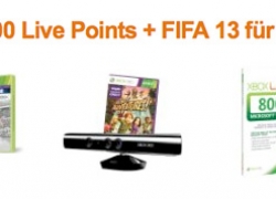 [Aktion] Kinect Sensor + 800 Live Points + FIFA 13 für 139€ bestellen