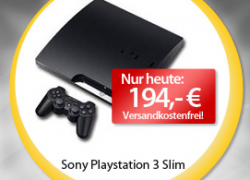 PS3: Sony PlayStation 3 Slim 160GB inkl. Dual Shock Controller für nur 194€